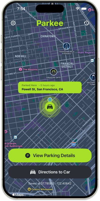 Parklee App Screenshot